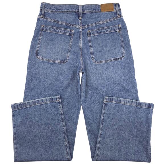 Madewell Jeans Womens 31 Tall Blue The Perfect Vintage Wide Leg Patch Pockets - Picture 9 of 13